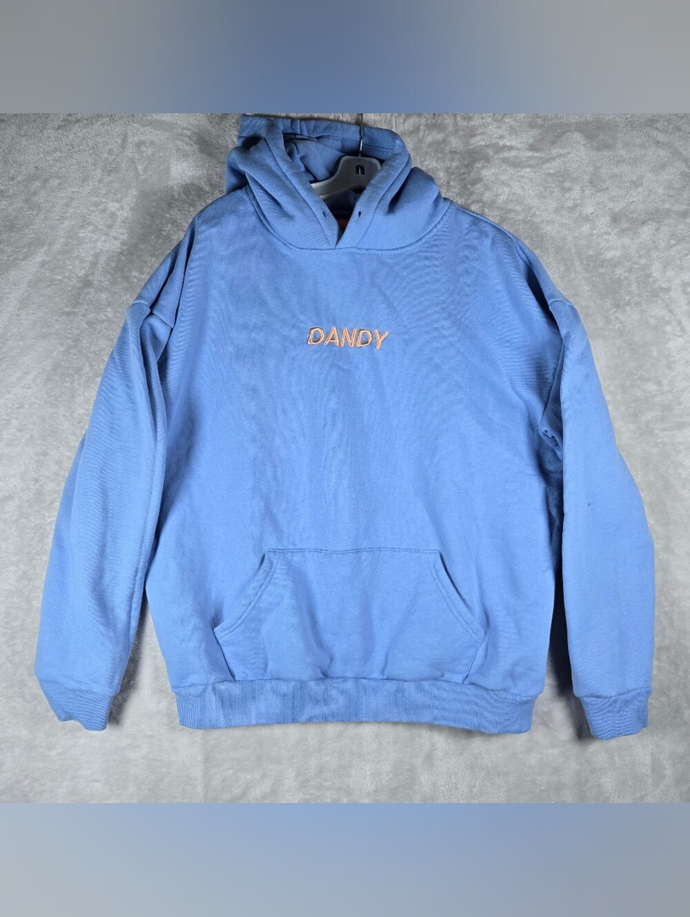 Dandy Worldwide Hoodie Womens Large Blue Lets Watch The Sunset Fleece Read Des!